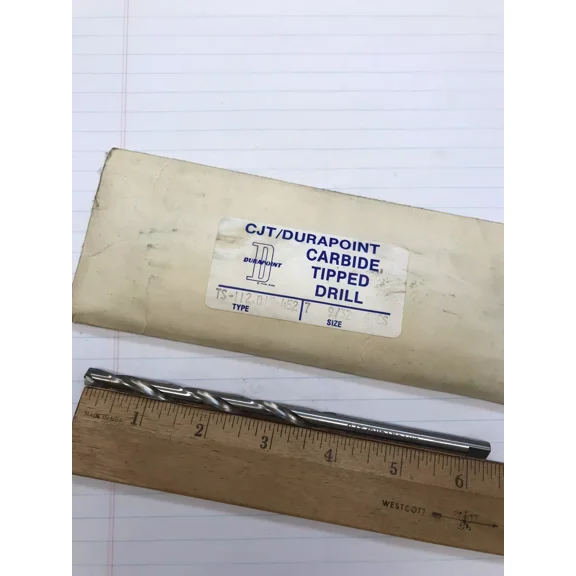 FABLE- 1 Pc. 9/32 Carbide Tipped Taper Length Drill 135 Degree Sp/Pt. Usa (Loc Stk)