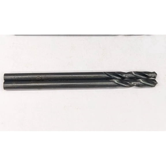 FABLE- 2 Jobber Length Drills Short Flute Wire Gauge Size #19 Black Oxide Hss 118 Uk