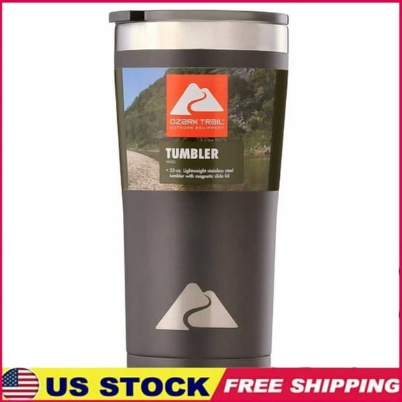 FABLE- 22 Oz Vacuum Insulated Stainless Steel Tumbler Travel Cup Hot Cold Beverage New