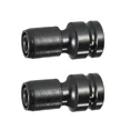thumbnail image 1 of FABLE- 2Pcs 1/2" Drive To 1/4" Socket Adapter For Impact Wrench Hex Drill Chuck Convert, 1 of 5