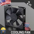 thumbnail image 1 of FABLE- 2Pcs 5" Square Cooling Fan With 1" Depth 12 Volt Rotary Plastic Amplifier Quiet, 1 of 2