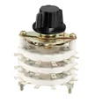 thumbnail image 1 of FABLE- 3P6T 3 Pole 6 Position 3-Deck Band Channel Rotary Switch Selector With Knob, 1 of 4