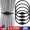 thumbnail image 1 of FABLE- 4 Pack Magnetic Curtain Tiebacks Rope Window Decorative Drapes Weave Holdbacks, 1 of 6