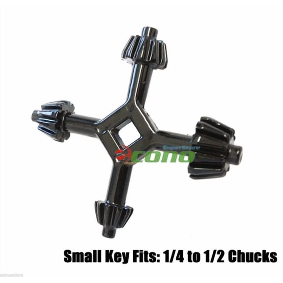 FABLE- 4 Way Drill Press Small Chuck Key Size 1/4" To 1/2" Universal Combination Hand