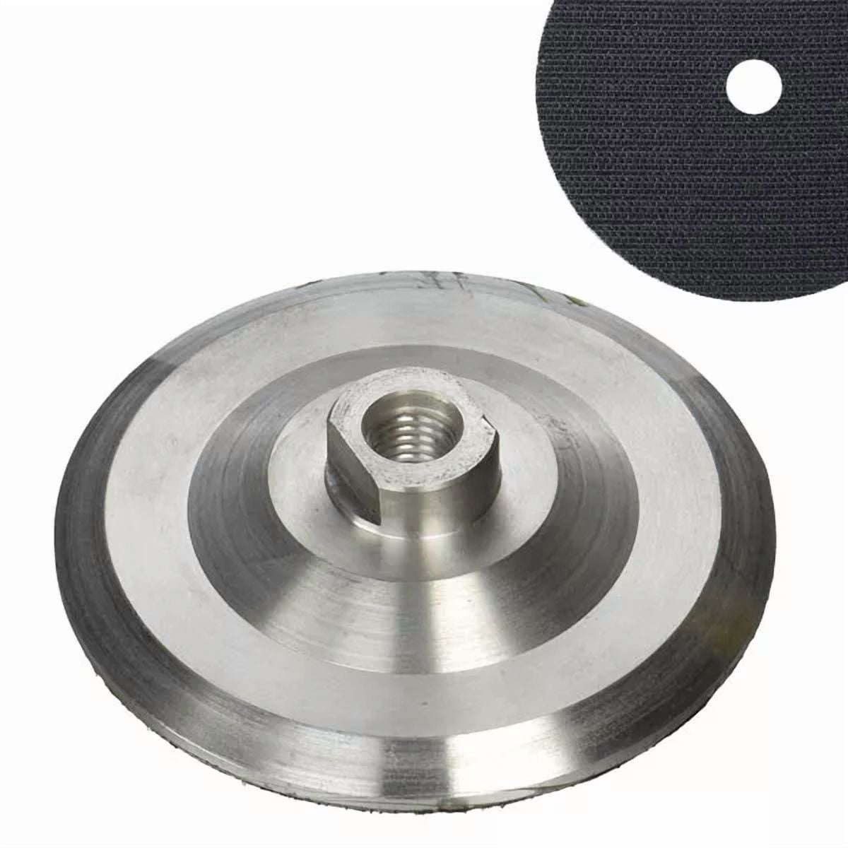 FABLE- 5 Inch Aluminum Backer Hoop And Loop Polishing 5/8-11 Pad ...