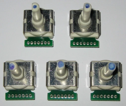 FABLE- 5 X Bourns Rotary Switch - 6 Positions / 360 Degree Rotation - 0.1" Pc Board Pin