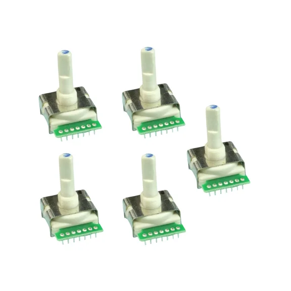 FABLE- 5Pcs Bourns Rotary Switch, 6 Positions, 360 Degree Rotation, 0.1" Pcb Spacing