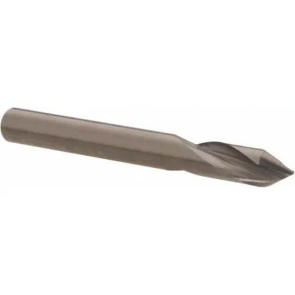 FABLE- Accupro 3/16" 60? Degree 2 Flute Carbide Spot Drill, 2" Oal, 3/4" Flute Length