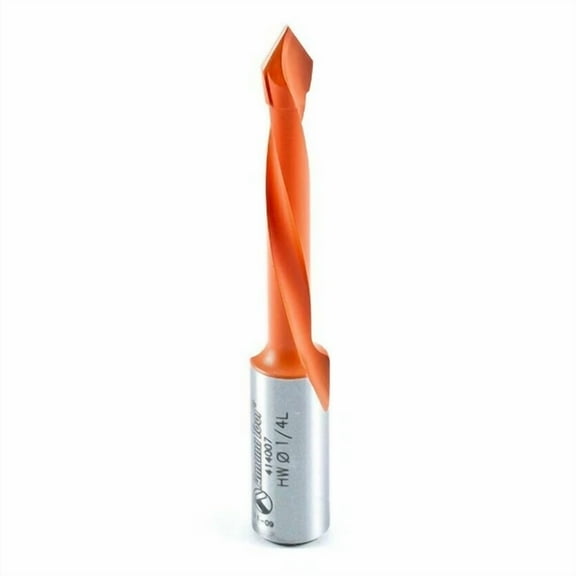 FABLE- Amana 414007 Carbide Tipped Through-Hole Boring Bit L/H 1/4 D X 70Mm Long X 10Mm