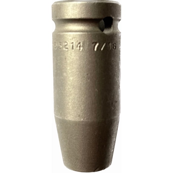 FABLE- Apex 5214 Impact Socket 7/16", 1/2" Square Drive, 2 1/4" Overall Length