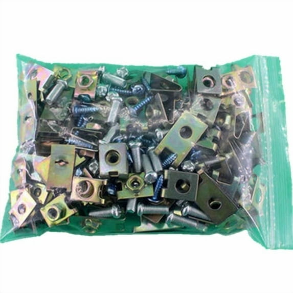 FABLE- Car Door Panel Fender Fastener Fixed Screw Clip U Type Gasket Clip Assorted Kit