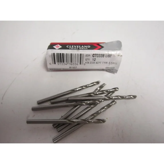 FABLE- Cleveland (C70338) Hss #34 2.82 X 7/8 X 1-7/8 X 1 Screw Machine Bits - Lot Of 8