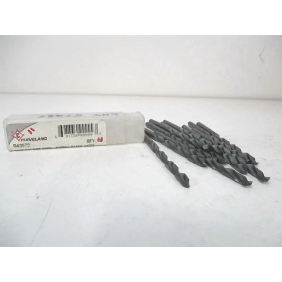 FABLE- Cleveland (D43579) #17 Wire Jobber Length Drill Bits Oxide Finish - 11 Pieces