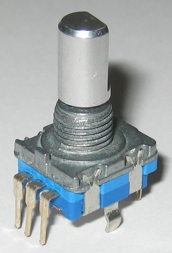 FABLE- Cui Rotary Encoder With Momentary Switch - 12 Detents - 360 ...