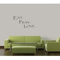 thumbnail image 1 of FABLE- Eat Pray Love Wall Art Quote Decal Vinyl Words Home Lettering Kitchen Religious, 1 of 2
