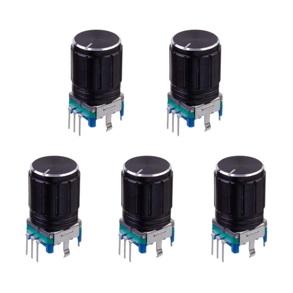 FABLE- Ec11 Audio Digital Potentiometer 360 Degree 5 Pin Rotary Encoder Code Switch ...