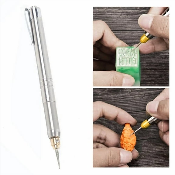 FABLE- Electric Cordless Micro Engraver Pen Engraving Tool Kit Mini Metal Glass Ceramic