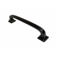 thumbnail image 1 of FABLE- Franklin Brass P29613K-Fb-C Matte Black-Polished 4" Midsection Grip Shelf Pull, 1 of 2