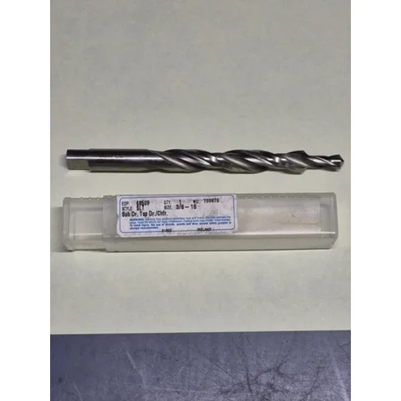 FABLE- Greenfield 68509 Subland Step Drill 3/8-16 Flat Head Screw