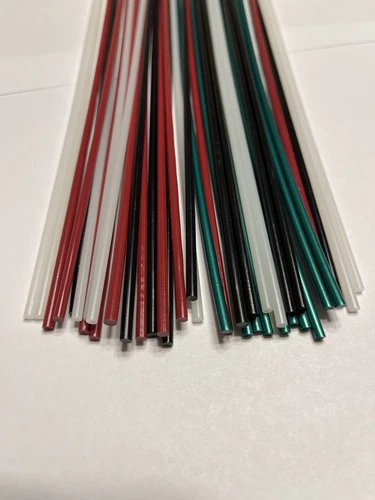 Mixed Rods FABLE- Hdpe Pe Mixed Plastic Welding Rods-20Pk (12In X 3Mm) Car Bumper ...