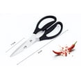 thumbnail image 1 of FABLE- Kitchen Shears, Dishwasher Safe,Utility Food Scissors For Chicken, Poultry, Fish, 1 of 6