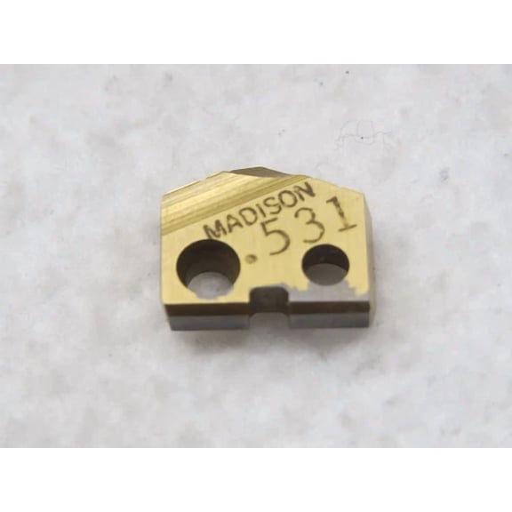 FABLE- Madison Cutting Tools Tru-Lok Spade Drill Insert 0.531" T-15 Hss Tin Series 0