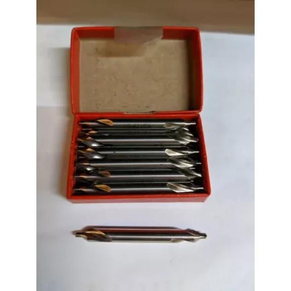 FABLE- National Twist Drill 017102Aw - #2 Plain Cut, 60 Incl Angle, High Speed Steel C