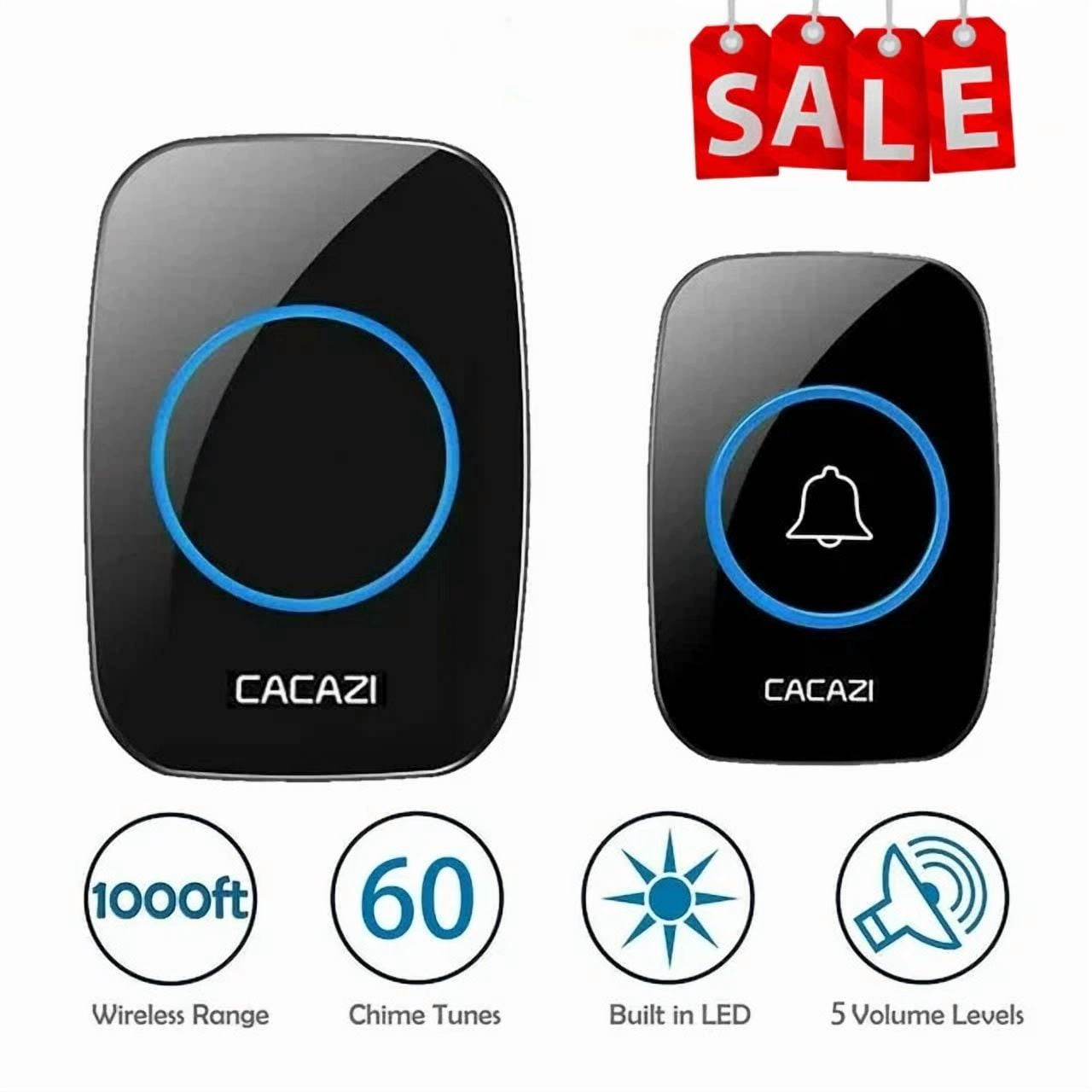 FABLE- New Home Welcome Doorbell Smart Wireless Doorbell Waterproof 299M Remote