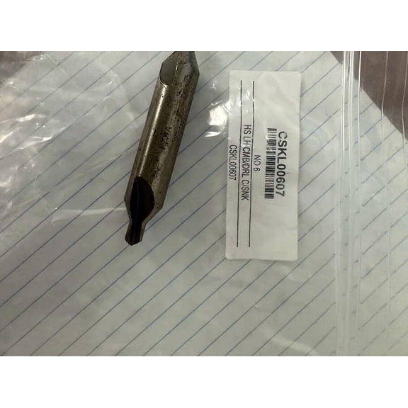 FABLE- Nwt #6 High Speed Left Hand Combination Drill Countersink Cskl00607 Lot Of 2