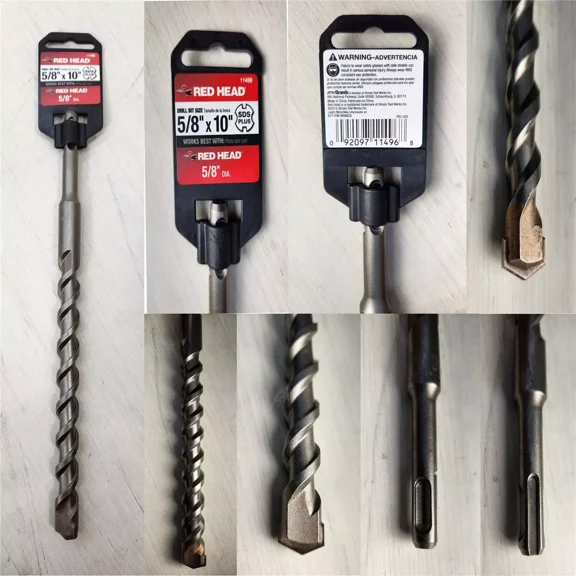 FABLE- Red Head 5/8" X 10" Sds Plus Masonry Concrete Brick Drill Bit 11496