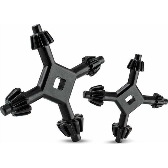 FABLE- Set Of 2Pc 4 In 1 Drills Chuck Key 4 Way Multifunctional Large & Small Chuck Key