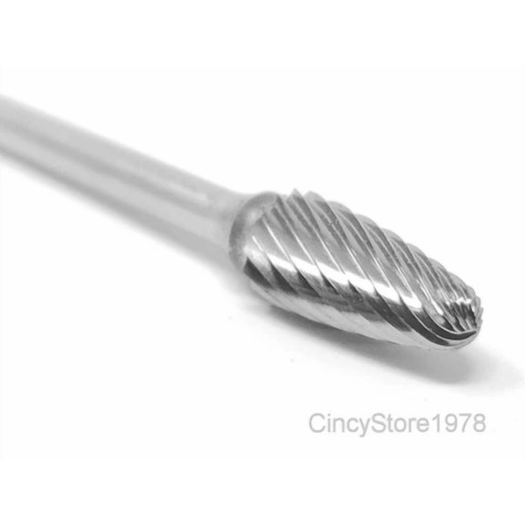 FABLE- Sf51S Tree Shape Carbide Burr Bur Tool Die Grinder Bit 1/8" New