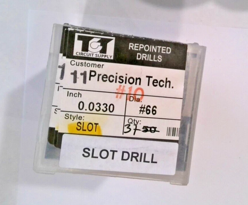 FABLE- Tct Repointed Drills Slot #66 0.0330