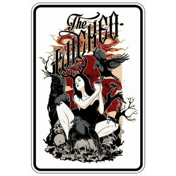 FABLE- The Wicked Sign Metal Funny Man Cave House Decor B65