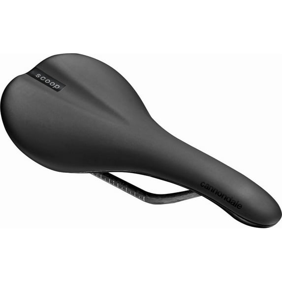 FABRIC SCOOP C SHALLOW SADDLE CARBON SHALLOW RACE SADDLE 142mm BLACK/BLACK
