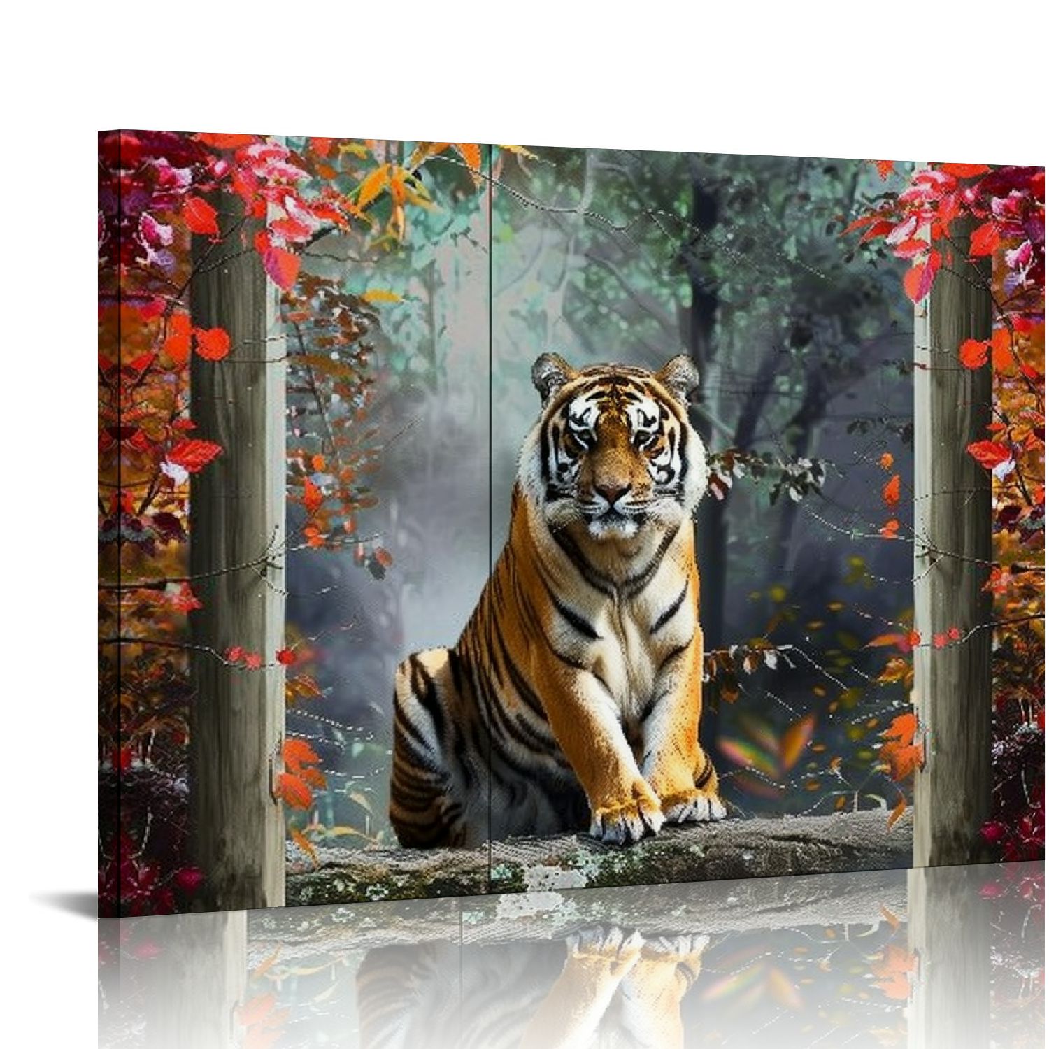 FACANNAP Canvas Wall Art Painting Tiger Pictures Prints On Canvas