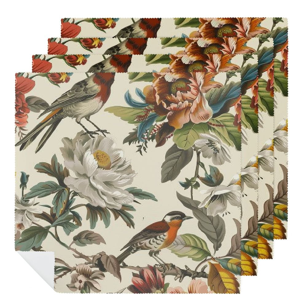 FACANNAP Floral Paper Napkins Vintage Watercolor Bohemian Mandala