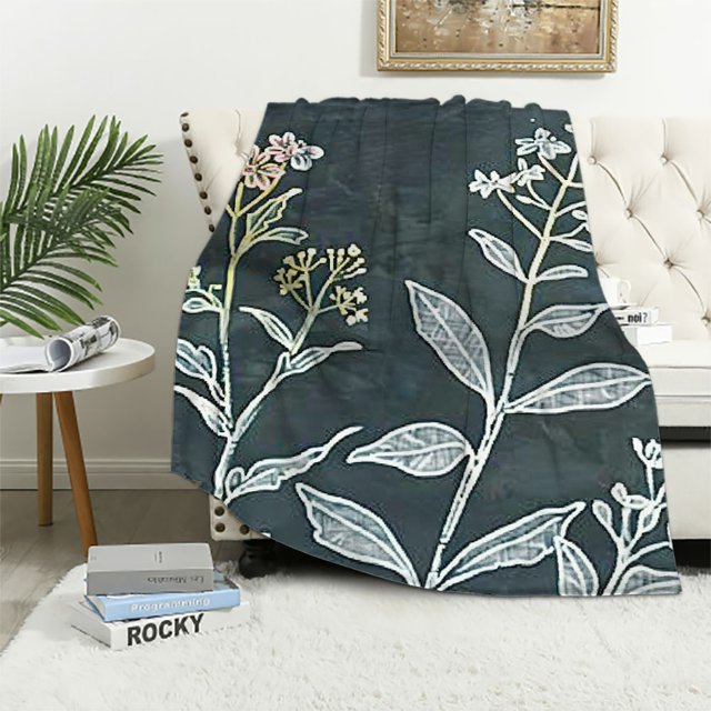 FACANNAP Flowers Flannel Blanket Soft and Durable Blanket for All
