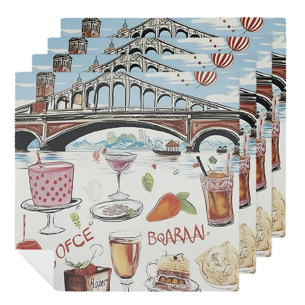FACANNAP Paper Italian Icons Luncheon Decoupag…
