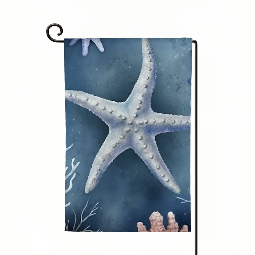 FACANNAP Starfish, Corals, Seaweeds Garden Flag 12x18in - High-Quality ...