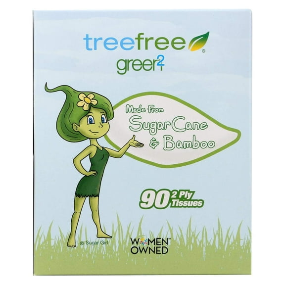 FACE TISSUE CUBE TREE FREE, 90 PC, PK- 30