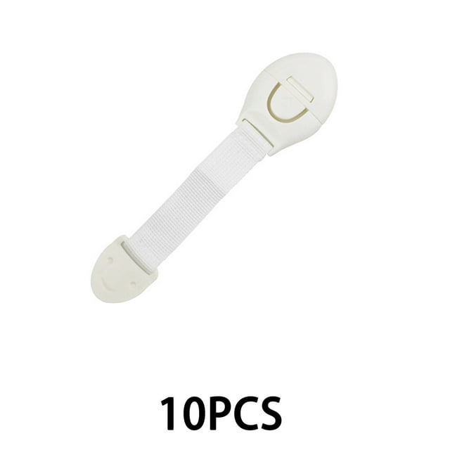 FACEGA 10Pcs Cabinet Locks Baby Proofing,Innovative Baby Safety Solutions with Hand-Guard Protection,Essential Drawer Locks Baby Proofing for Kids,Smiley