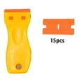 thumbnail image 1 of FACEGA 16 Pcs Razor Blade Scraper,Small Scraper Plastic Scraper,Comfortable Grip Versatile Usage Razor Scraper,Style3, 1 of 4