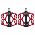 thumbnail image 1 of FACEGA 1Pairs Bike Pedals,Lightweight Pedals Mountain Bike Pedals,Simple to Install and Maintain Bicycle Accessories,Red, 1 of 7