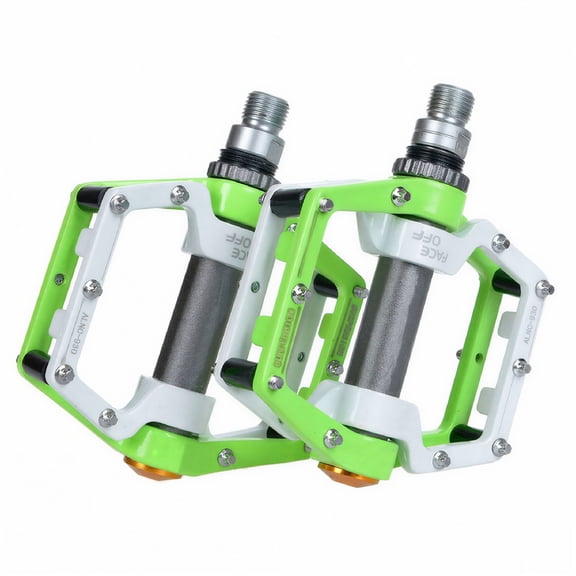 FACEGA 1Pairs Bike Pedals,Wide Platform Pedals Bicycle Accessories,Improved Pedal Contact Mountain Bike Pedals,Green