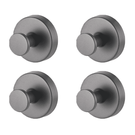 FACEGA 2 Pcs Coat Rack Wall Mount,Rust-Resistant Wall Coat Rack,Space-Saving Design Ganchos Para Colgar Ropa,Gray
