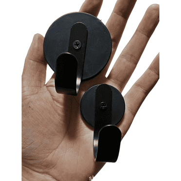 FACEGA 2 Pcs Coat Rack Wall Mount,Space-Saving Design Wall Coat Rack,Powerful Ganchos Para Colgar Ropa,Black