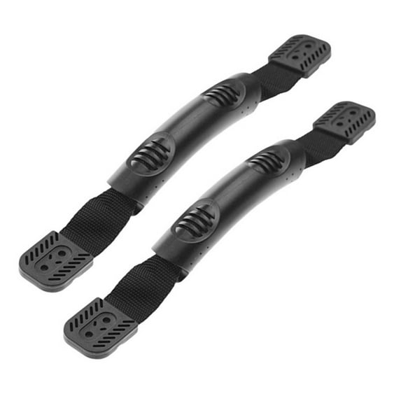 FACEGA 2 Pcs Rubber Boat Handle Sturdy PP Plastic Material for Long-Lasting Use Kayak Accessories Ergonomic Design Ensures Comfort During Extended Use Canoe Paddle Holder Black Plastic Handle