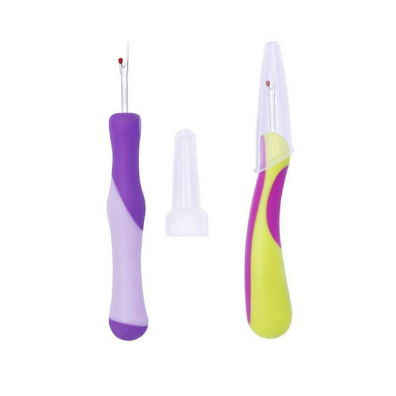 FACEGA 2 Pcs Seam Ripper,Adjustable Comfort Seam Rippers for Sewing,Soft Look Sewing Kit