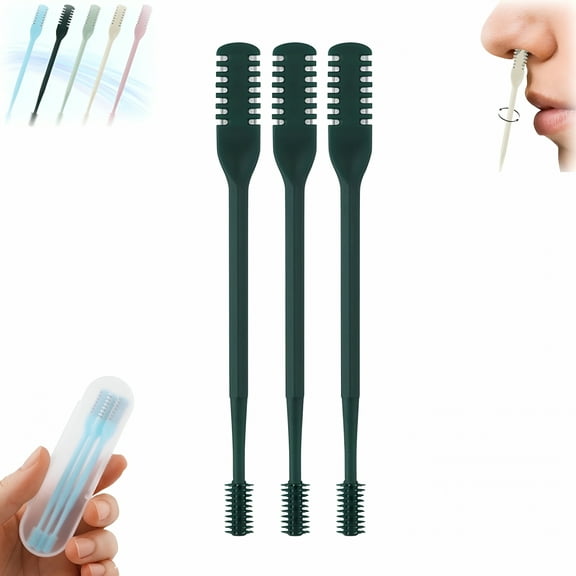 FACEGA 2-in-1 Double Sided Nasal Hair Cutter Portable Manual Nose Trimmer for Women Ideal for Easy Grooming and Hair Removal